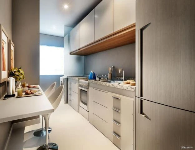 Furnished 2-bedroom apartment with open-plan kitchen — photo 2