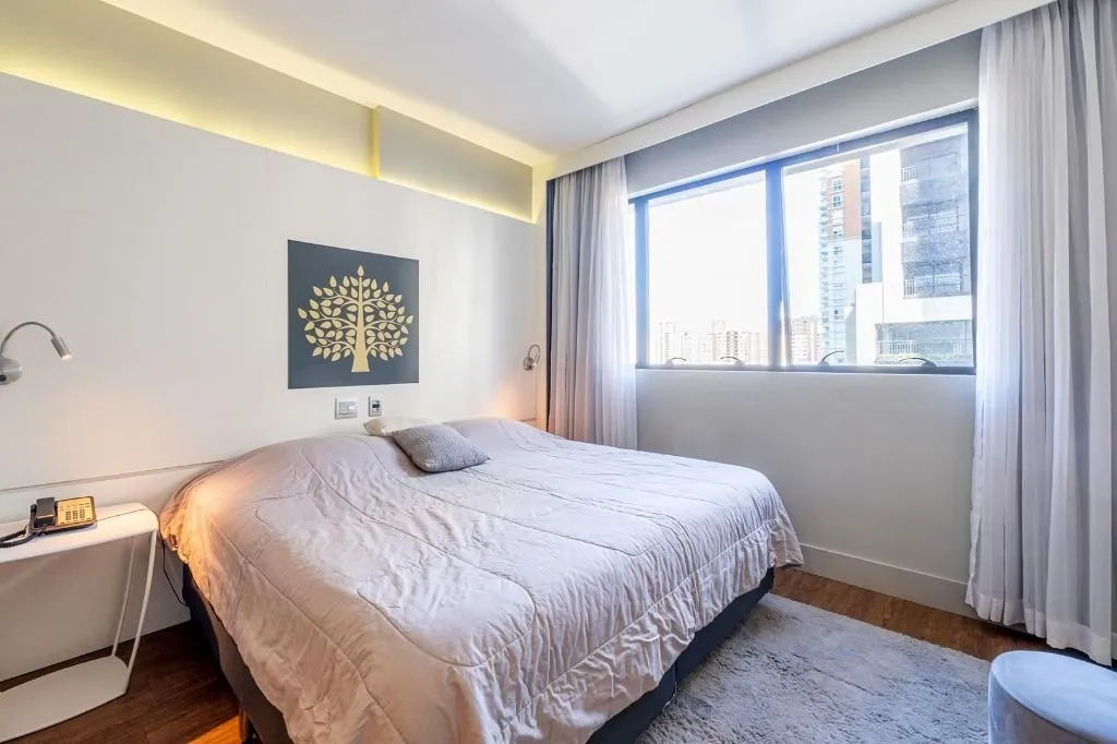 Studio mobiliado com 51 m², 1 quarto e vista da cidade — photo 6