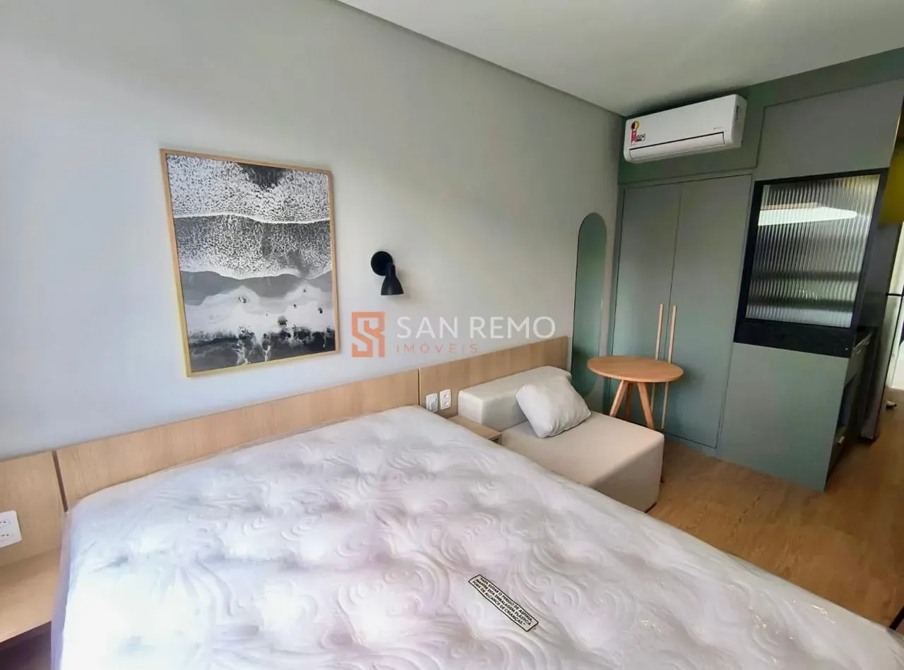 Apartamento de 1 quarto com 20 m² e 1 vaga