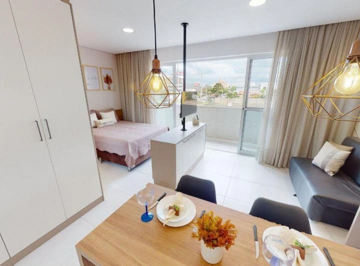 Furnished 30 m² apartment with 1 bedroom and balcony — photo 4