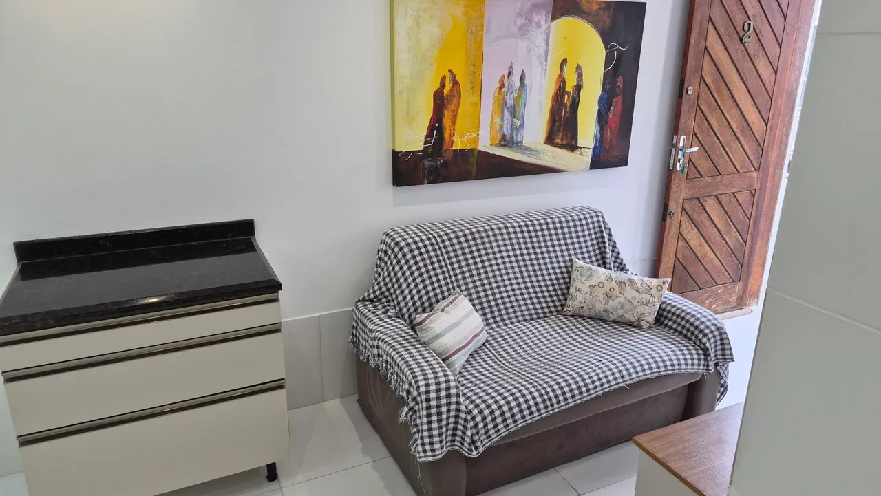One-bedroom apartment with a home office in Florianópolis