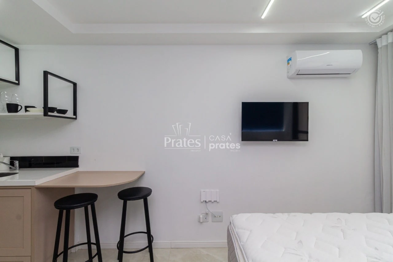 One-bedroom apartment with a washing machine in Curitiba — photo 19