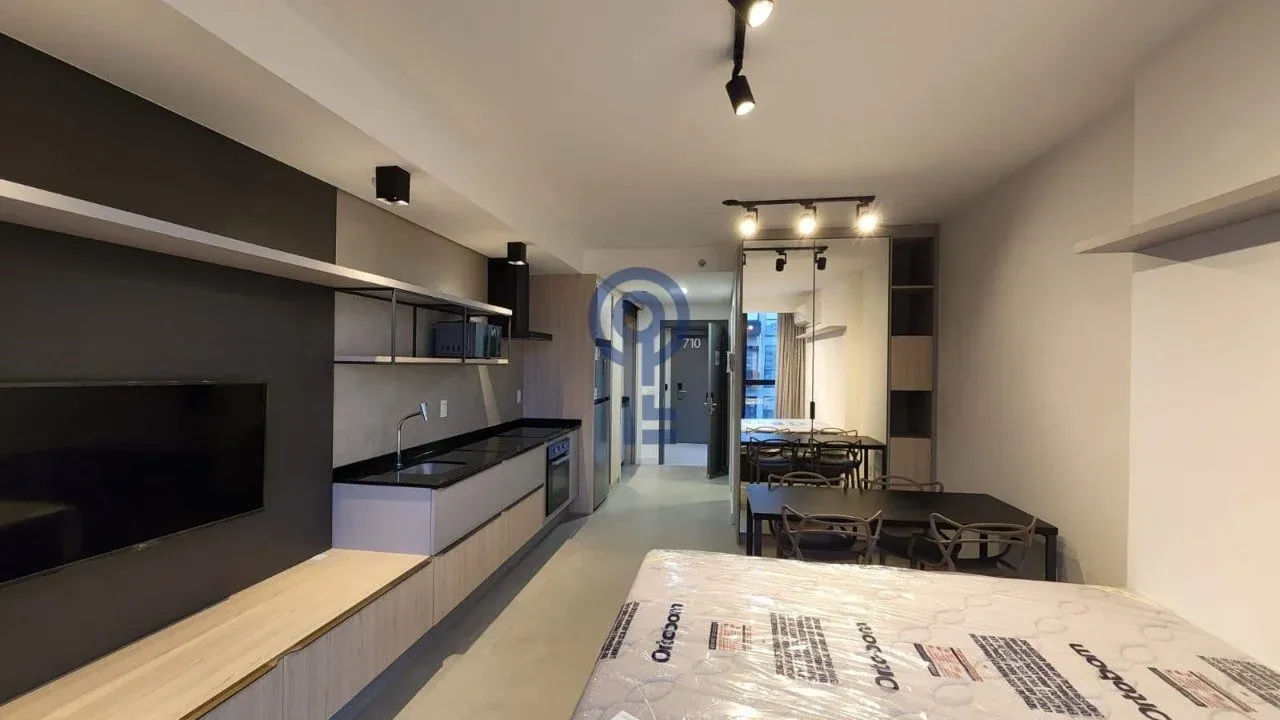 Furnished 53 m² studio on the 8th floor with parking