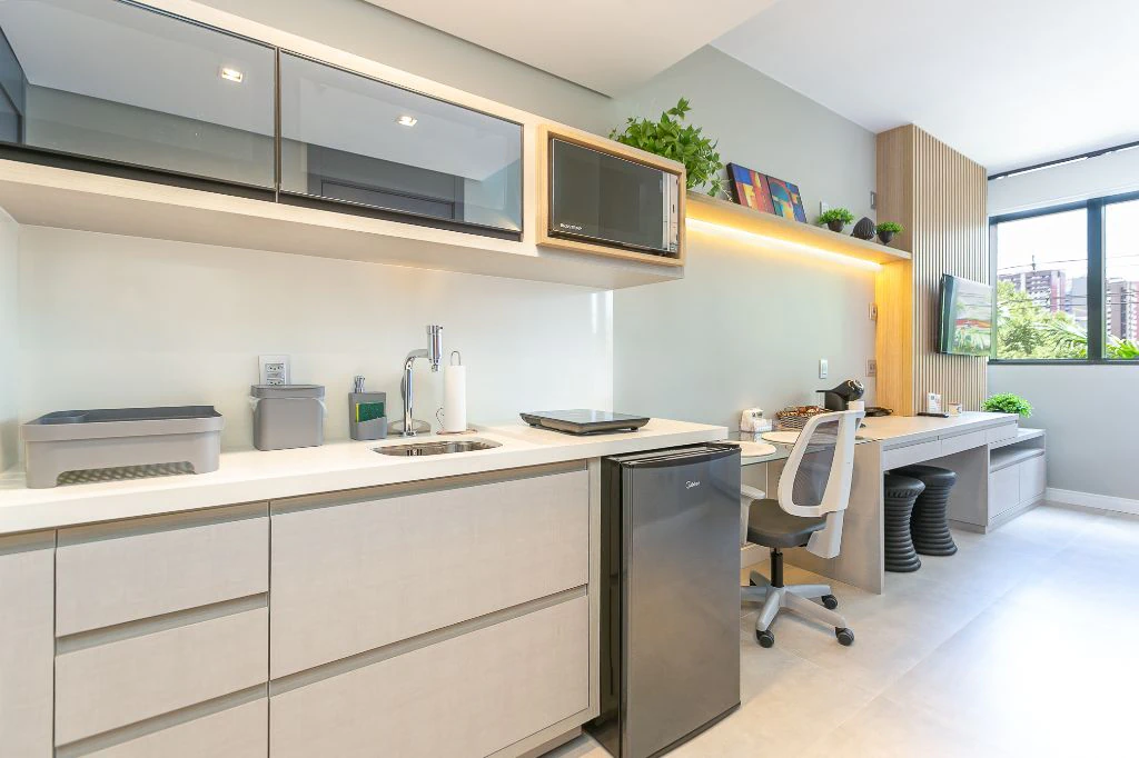 Estudio amueblado de 23 m² en el 2º piso con aire acondicionado — photo 4