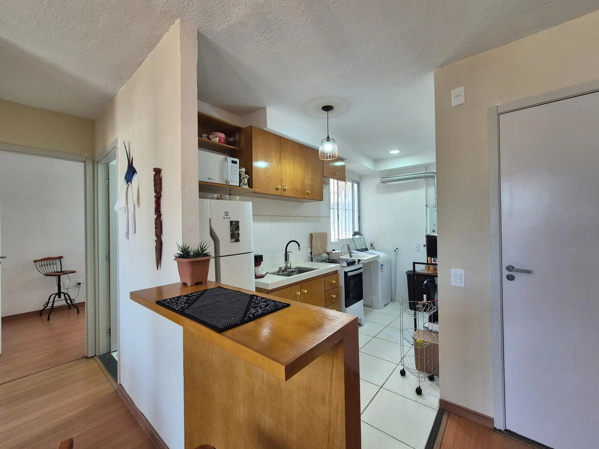 43 m² apartment with a home office and a washing machine — photo 2