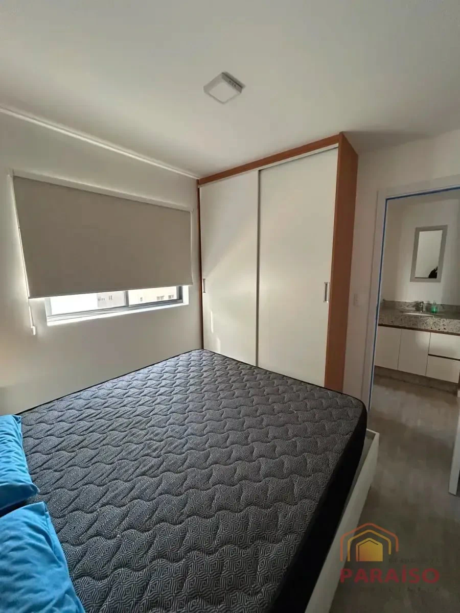 Furnished studio in a building with a coworking space