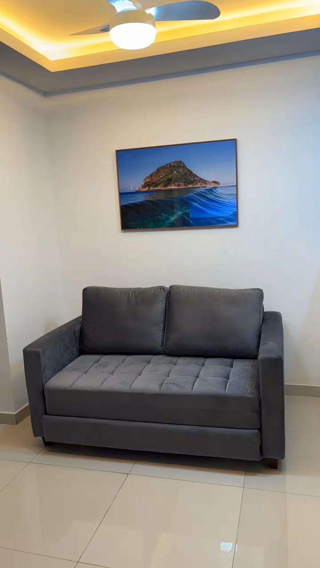 Furnished 1-bedroom apartment with open kitchen — photo 14