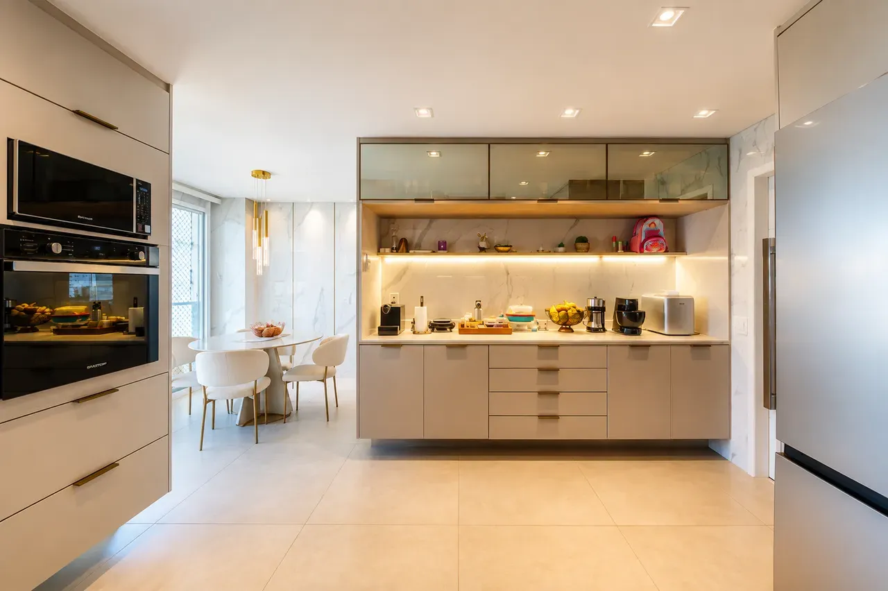Furnished apartment, 266 m², with floor-to-ceiling windows — photo 18