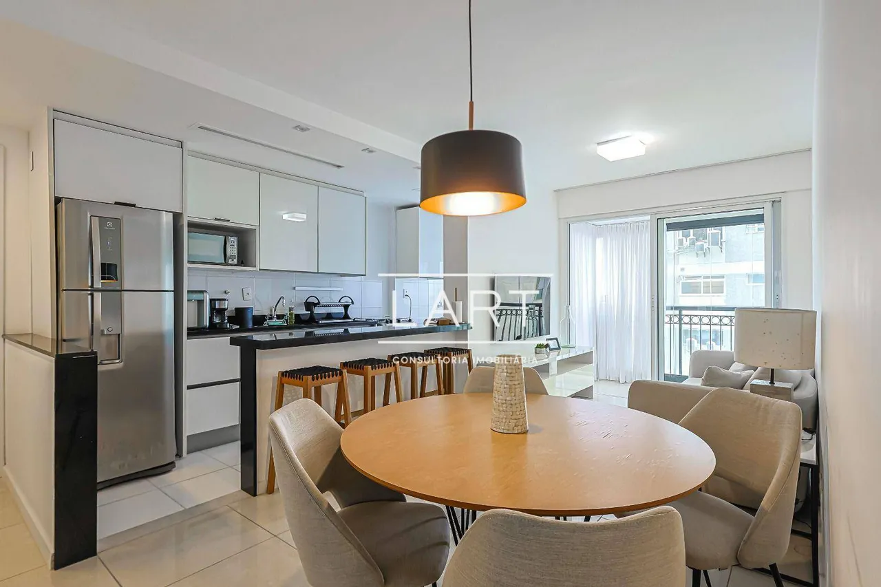 Furnished 74 m² apartment with 2 bedrooms and open kitchen — photo 2