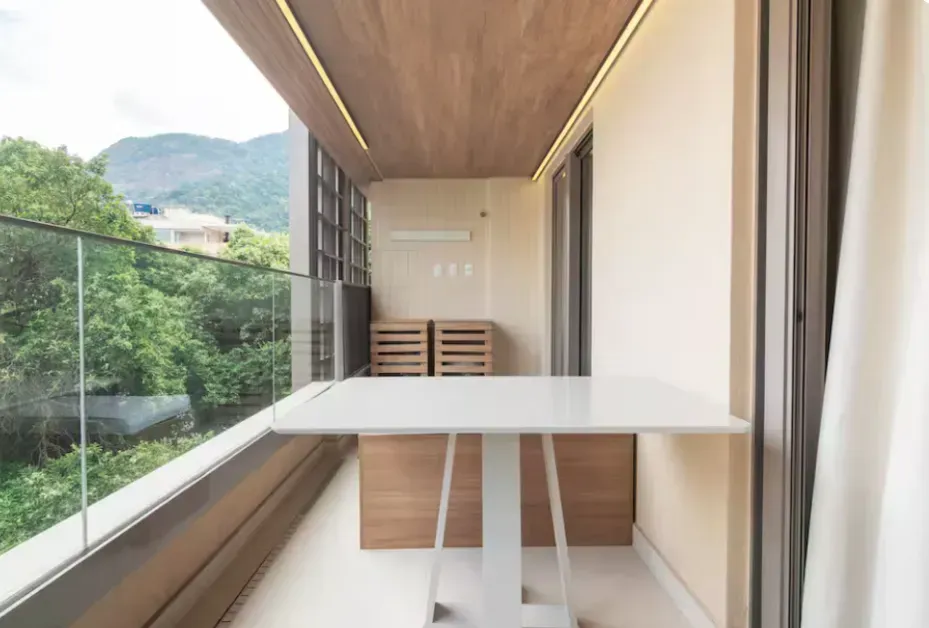 Apartamento mobiliado com cozinha integrada e varanda — photo 10