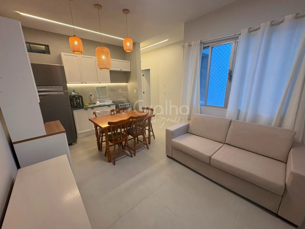 Furnished 3-bedroom apartment with open-plan kitchen — photo 2