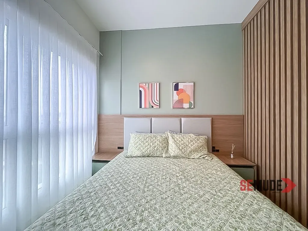 Furnished 1-bedroom apartment with a balcony grill — photo 21