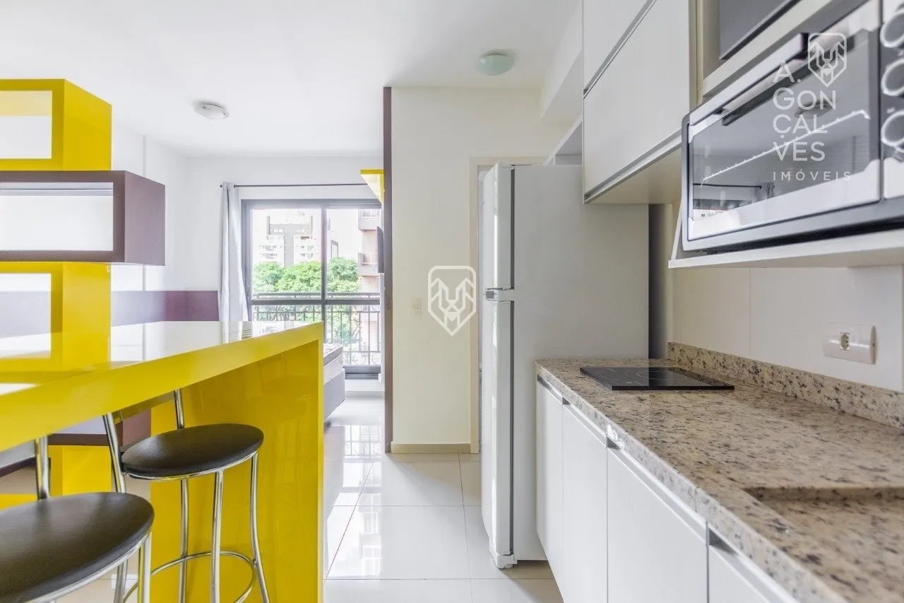 Apartamento mobiliado, 33 m², com varanda envidraçada — photo 31