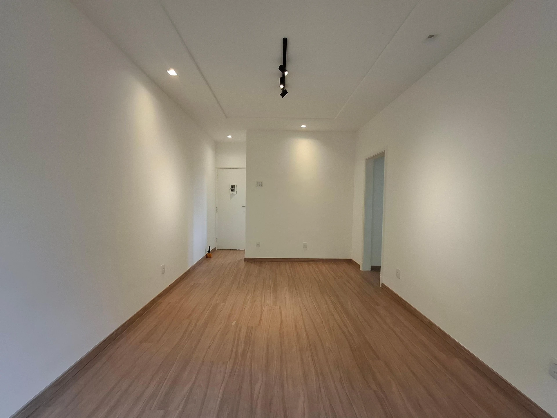 One-bedroom apartment with wood or laminate floors — photo 12