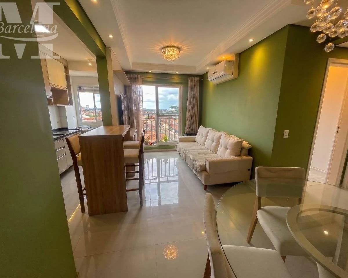 Apartment with a washing machine and American-style kitchen — photo 7