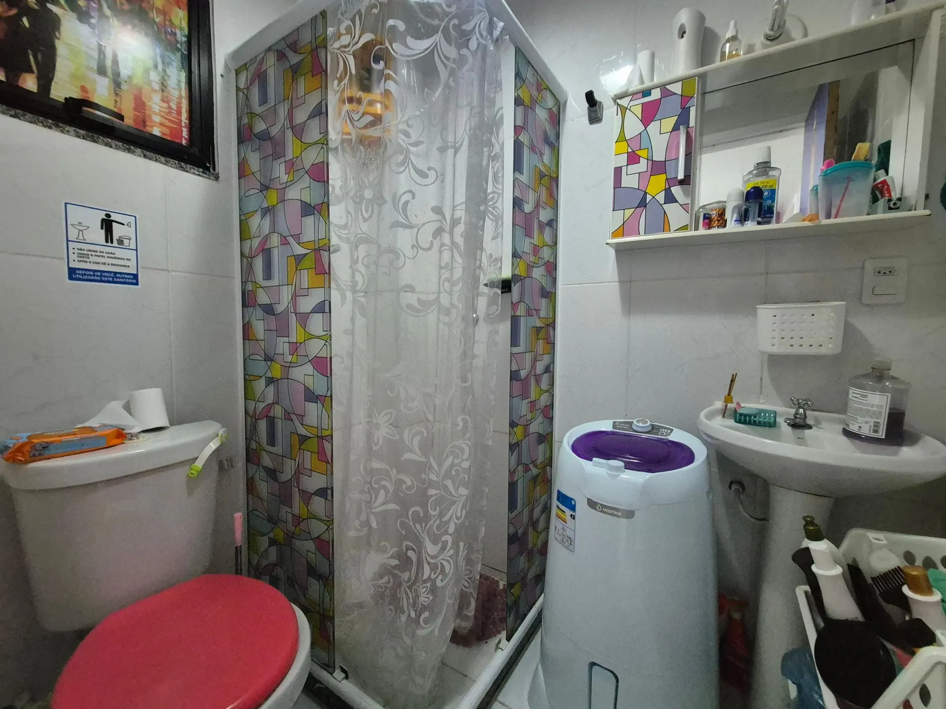Washing machine in a one-bedroom apartment, 45 m² — photo 7