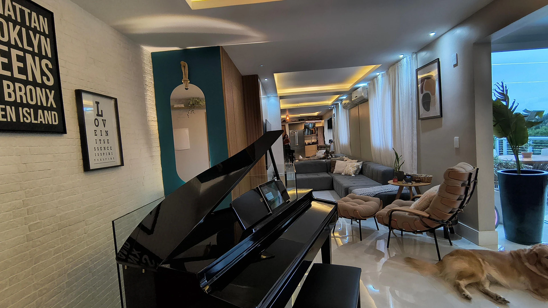 Furnished apartment, 150 m², with a grill on the balcony — photo 8