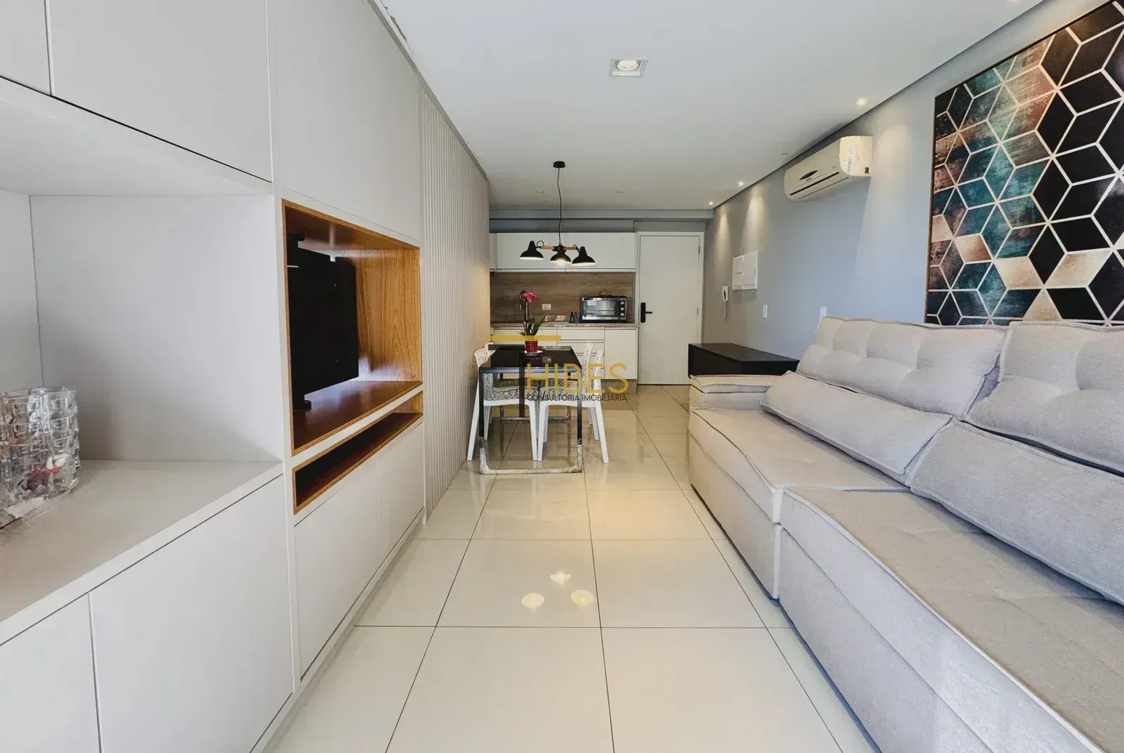 Apartamento de 1 dormitório com cozinha integrada e varanda — photo 11