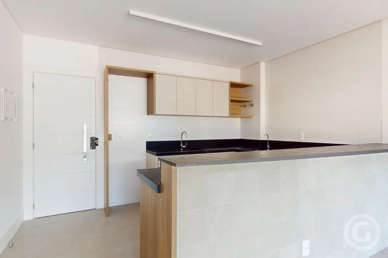 49 m² studio with open-plan kitchen and 1 parking spot — photo 2