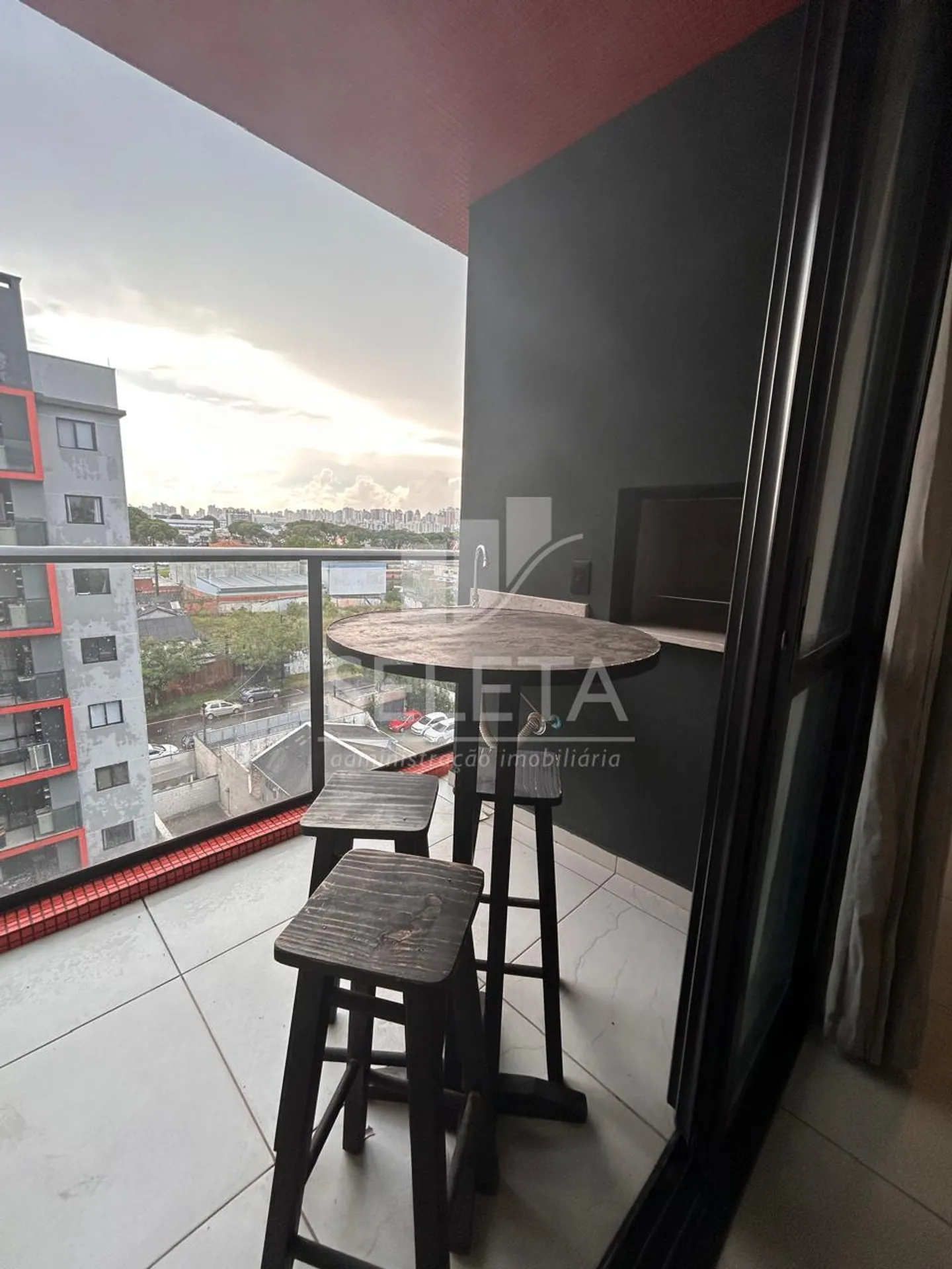 Облаштований студіо 35 м² з 1 спальнею та балконом — photo 5
