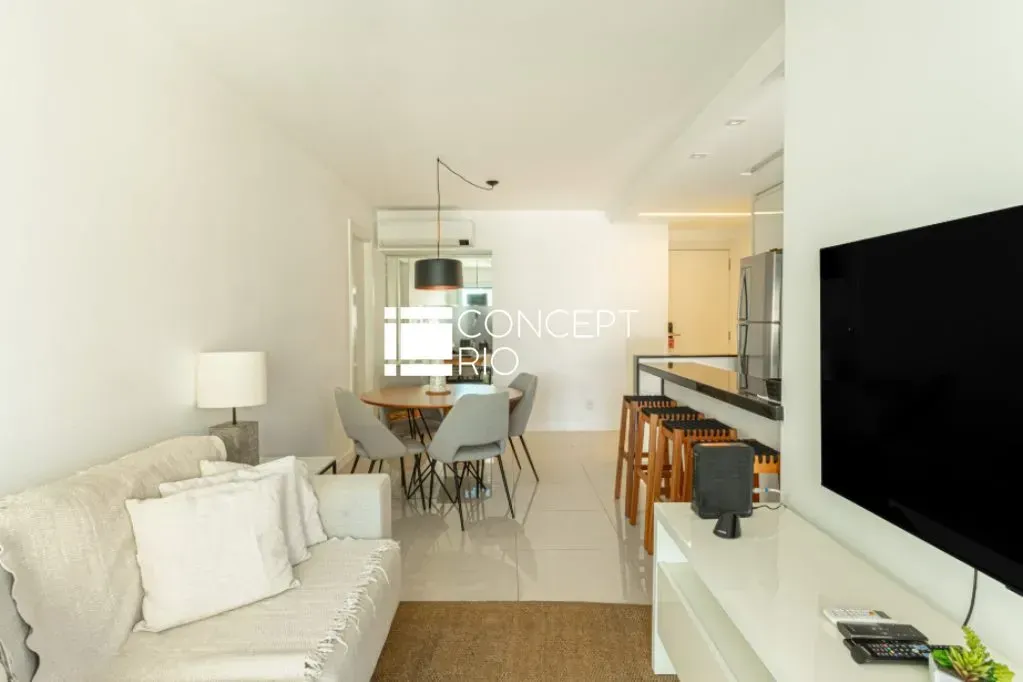 Furnished apartment with 2 bedrooms and an open kitchen — photo 7