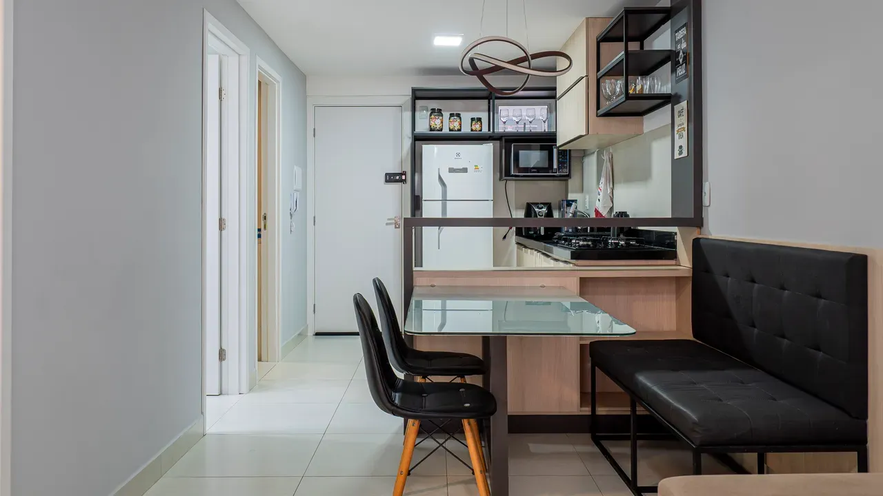 Apartamento mobiliado, 47 m², com churrasqueira privativa — photo 3