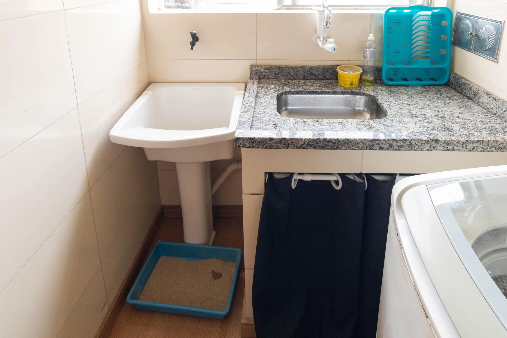 70 m² apartment with a washing machine and a home office — photo 23