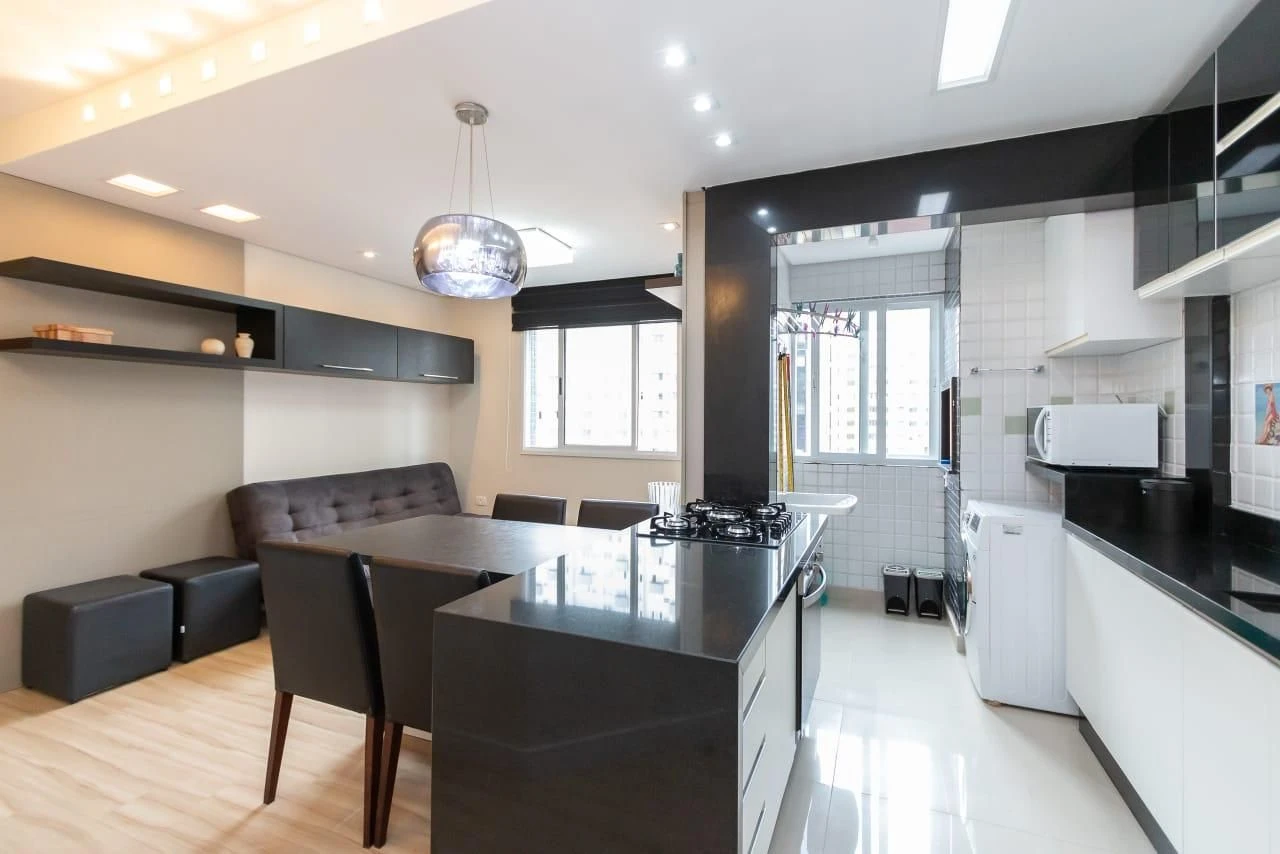 Apartamento mobiliado de 1 quarto com máquina de lavar — photo 4