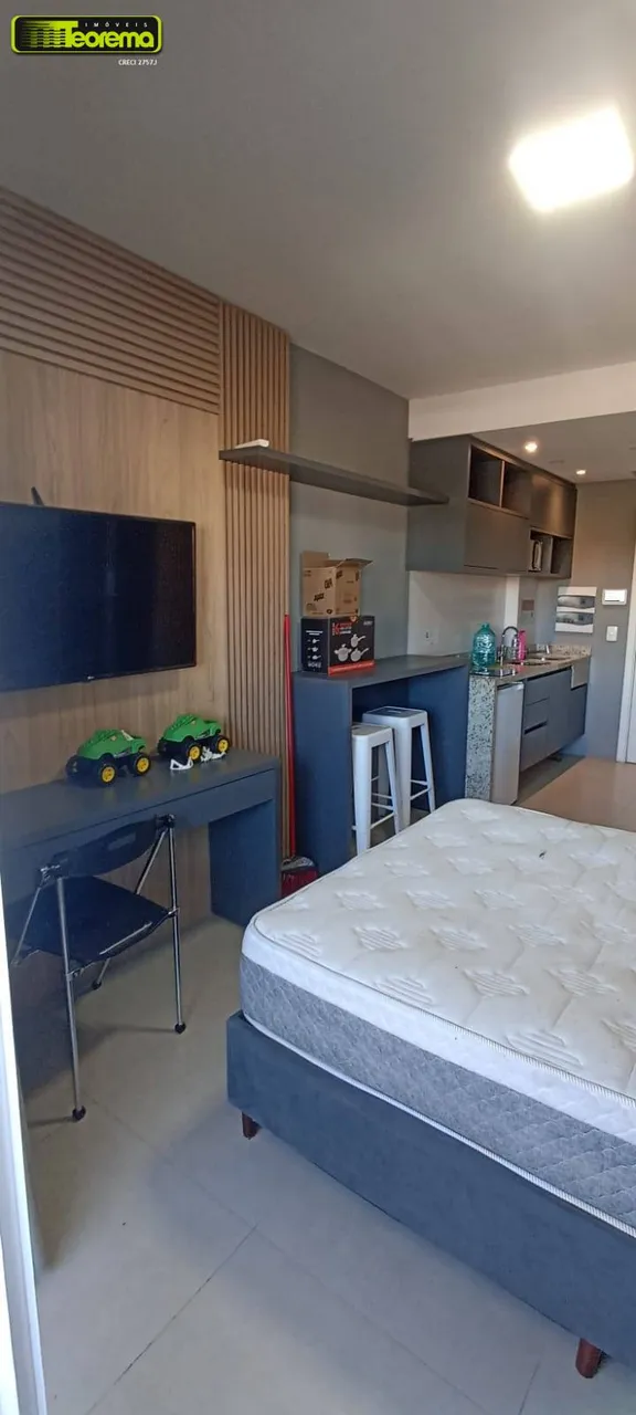 Furnished 1-bedroom apartment with balcony and city view — photo 3