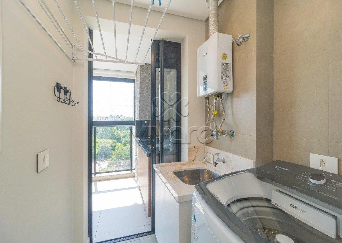 2-bedroom apartment with a grill on the balcony in Curitiba — photo 15