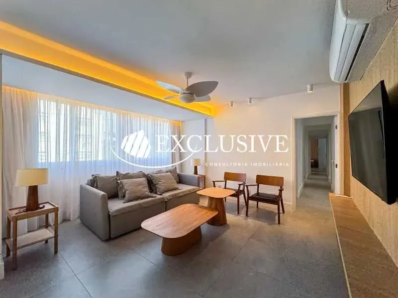 Furnished 3-bedroom apartment with open-plan kitchen