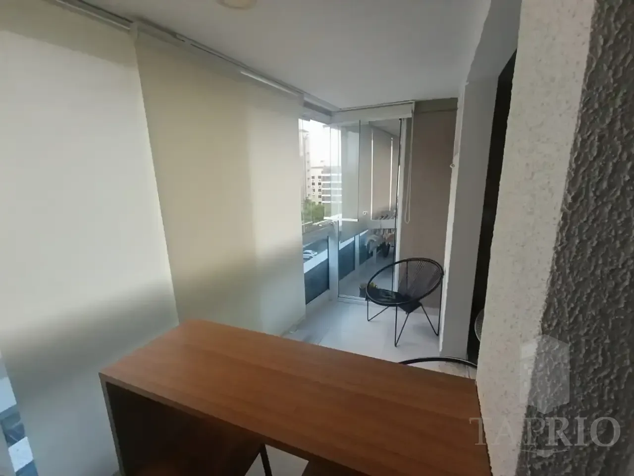 Glass-enclosed balcony in a 2-bedroom apartment, 69 m² — photo 12