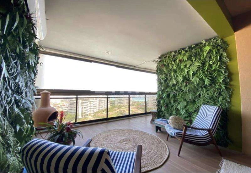 Apartamento de 2 quartos com varanda fechada