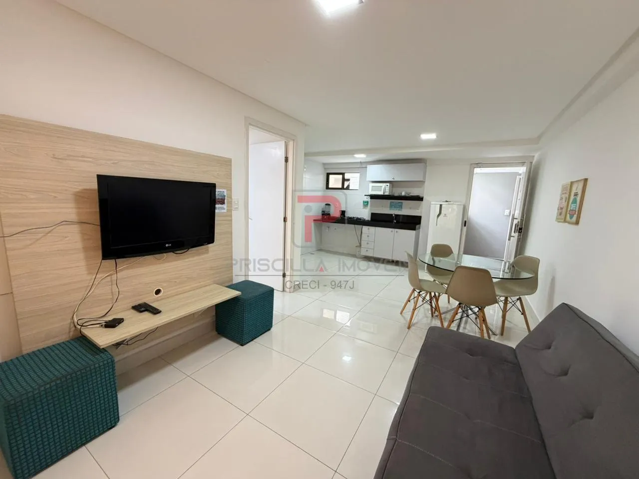 41 m² furnished apartment with 1 en-suite bedroom and parking