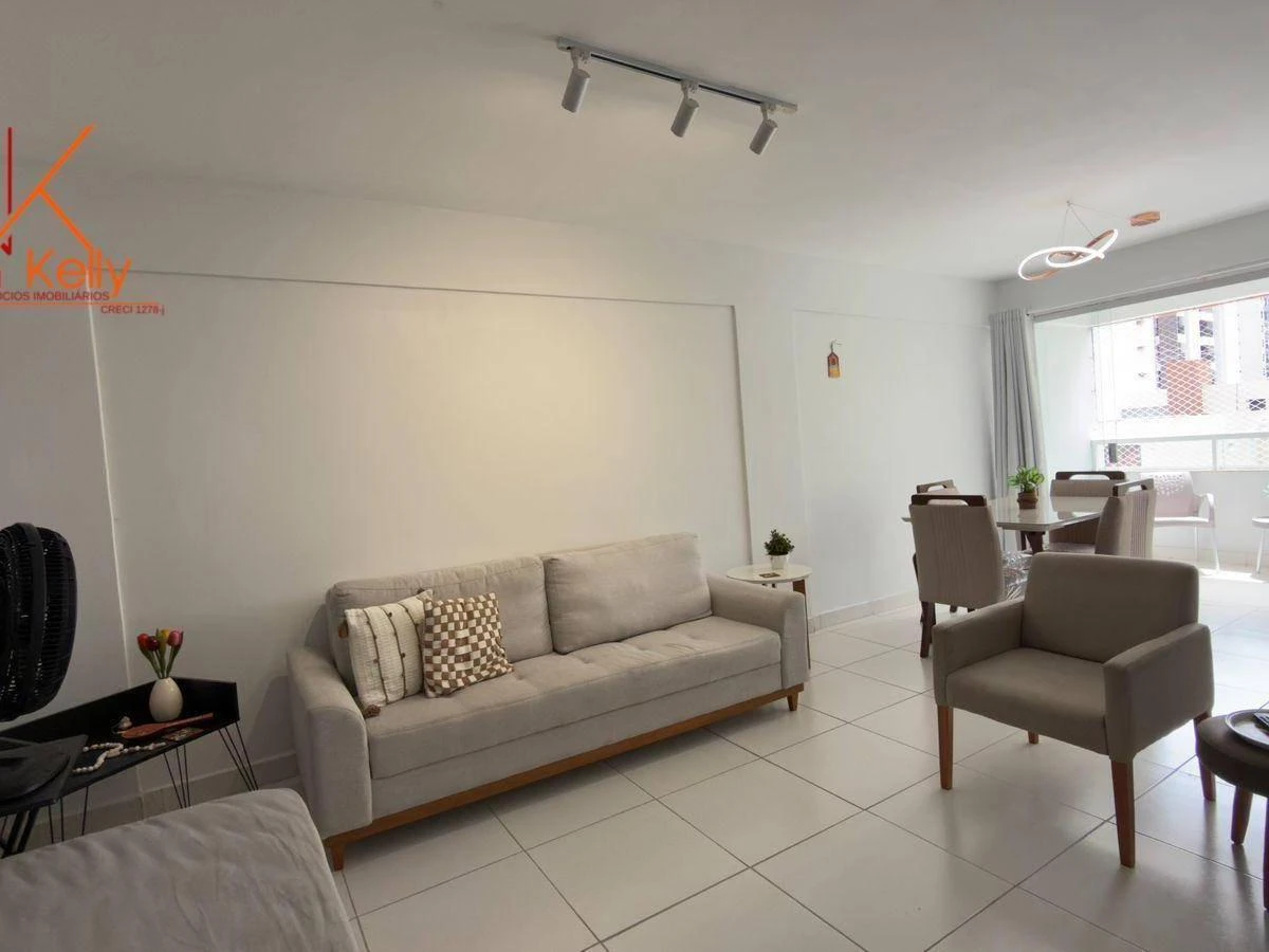 3-bedroom apartment with a washing machine in João Pessoa — photo 15