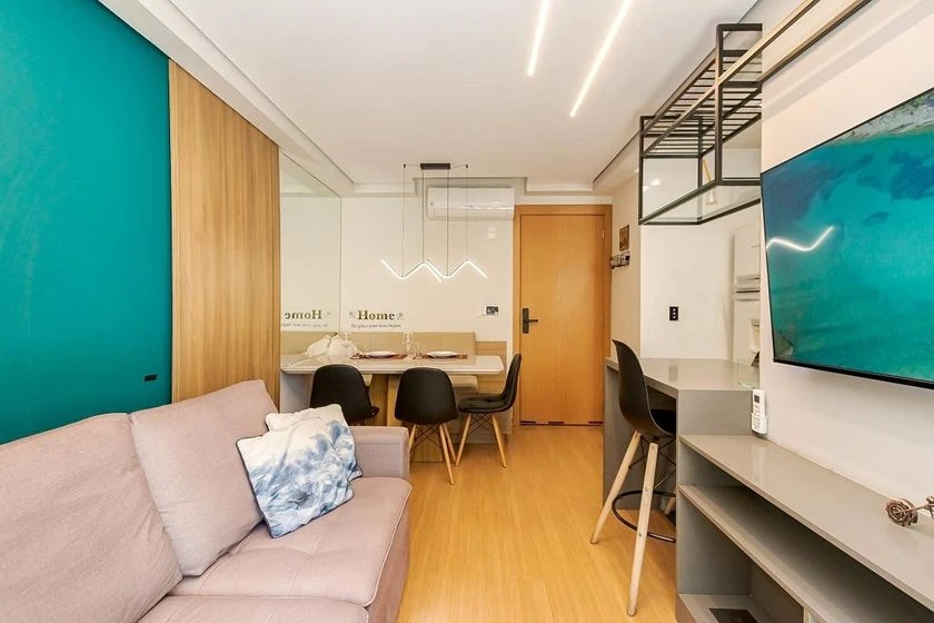 Furnished apartment with 2 bedrooms and open kitchen — photo 6