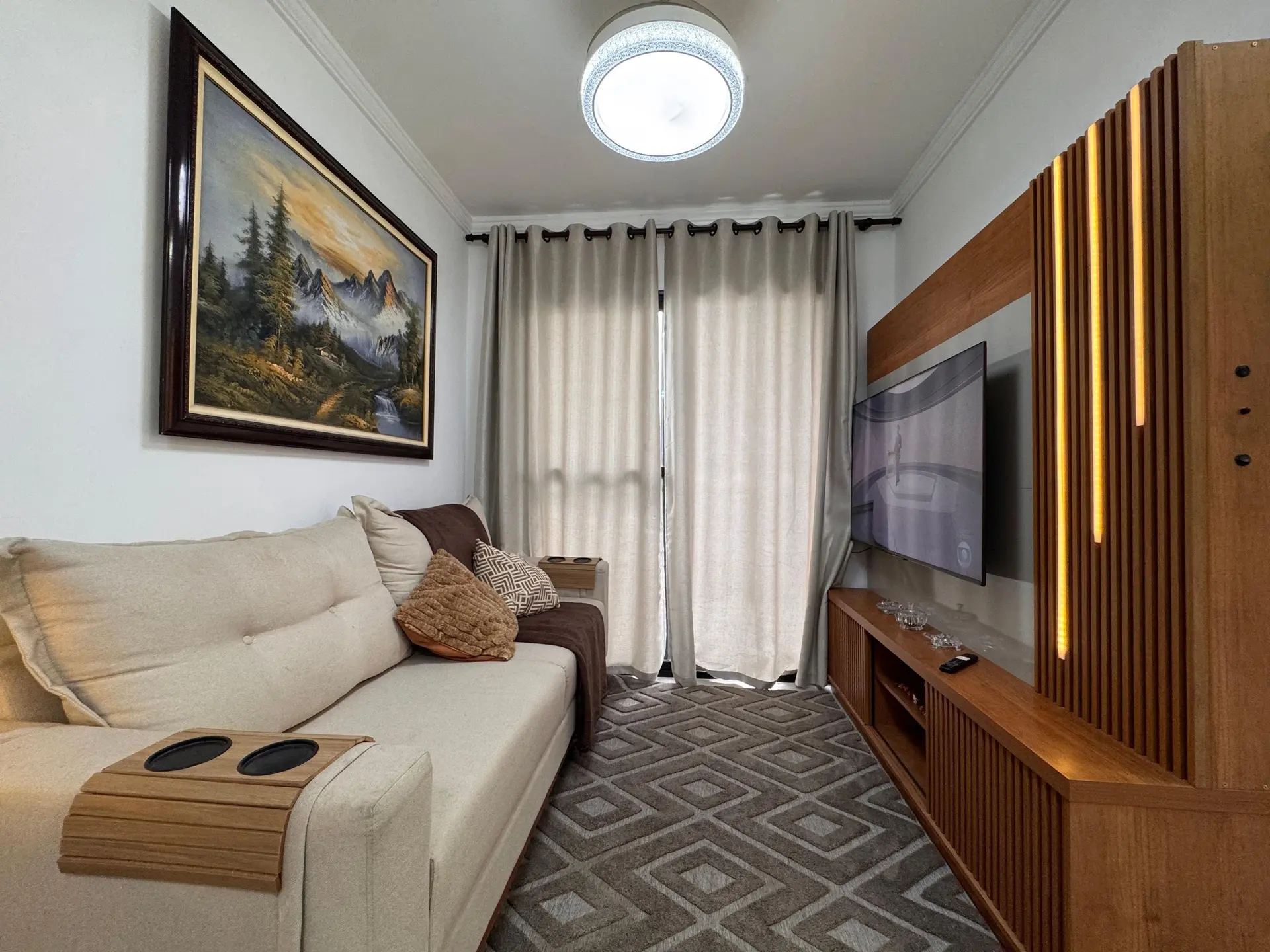 Furnished apartment, 49 m², with a mountain view — photo 27