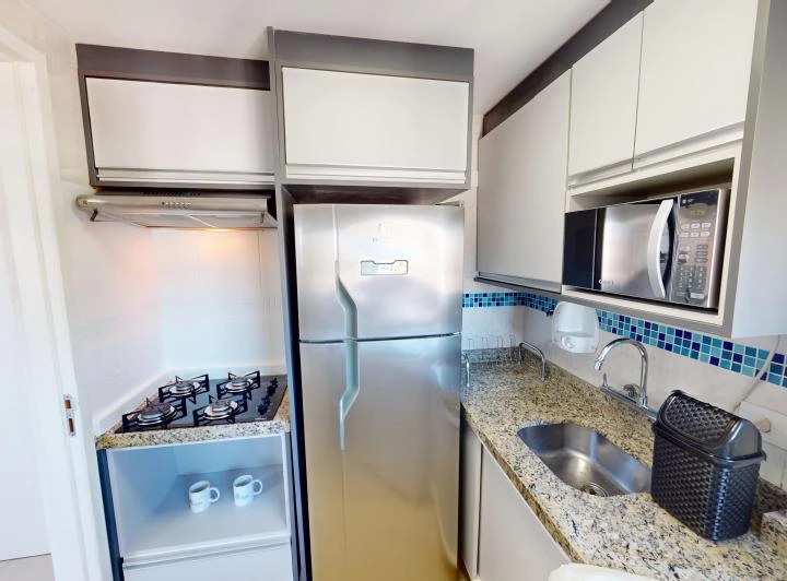 Furnished 44 m² apartment with 1 bedroom and balcony — photo 3