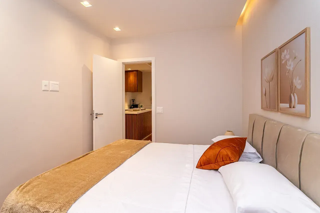 Apartamento de 90 m² com vista para as montanhas e closet — photo 26