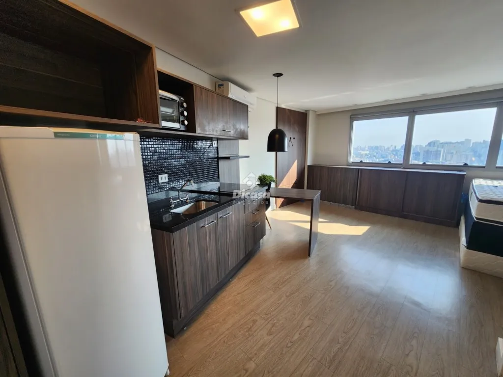 Furnished 1-bedroom apartment with an open-plan kitchen — photo 9