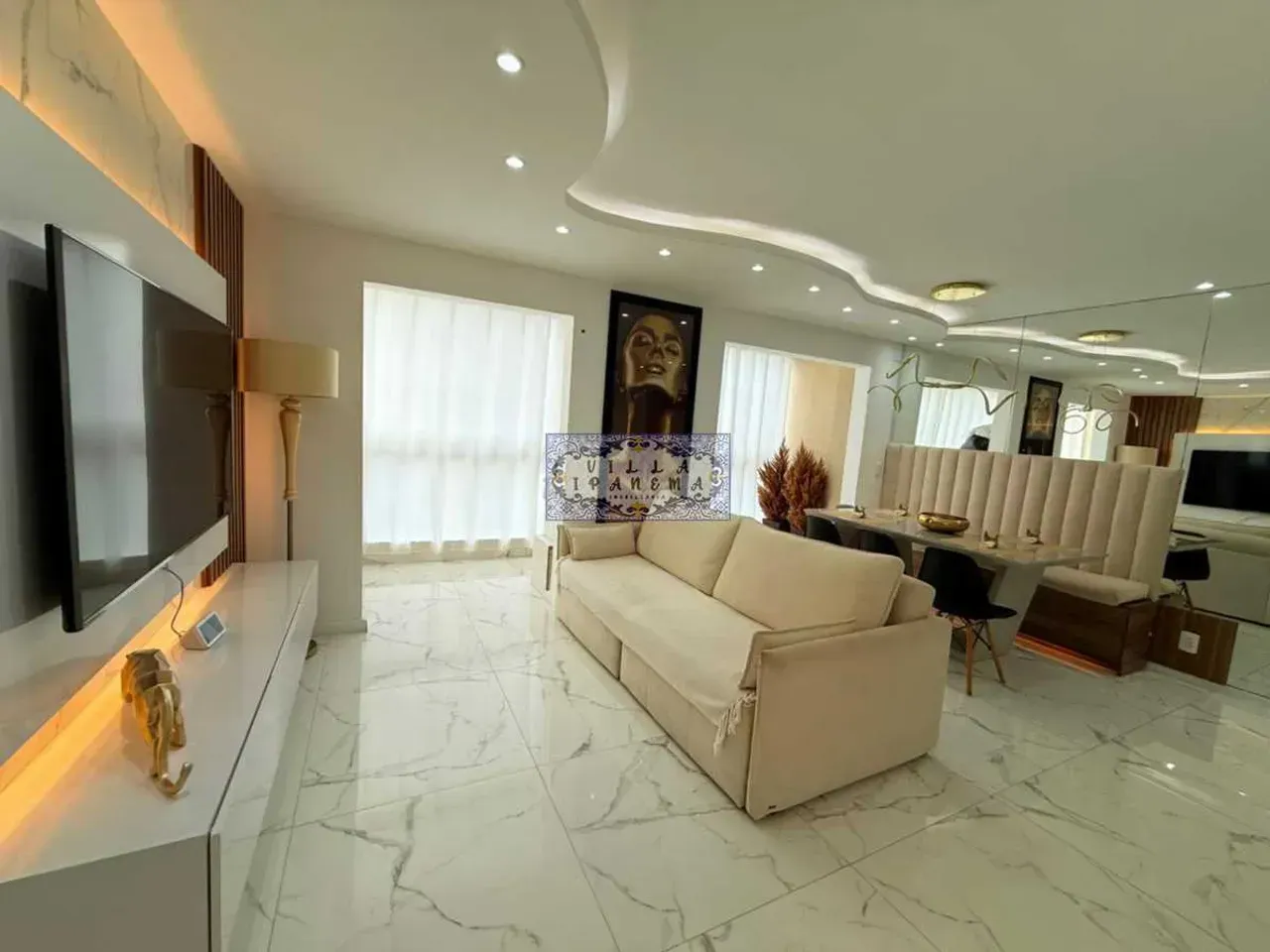 Furnished 3-bedroom duplex with open-plan kitchen — photo 6
