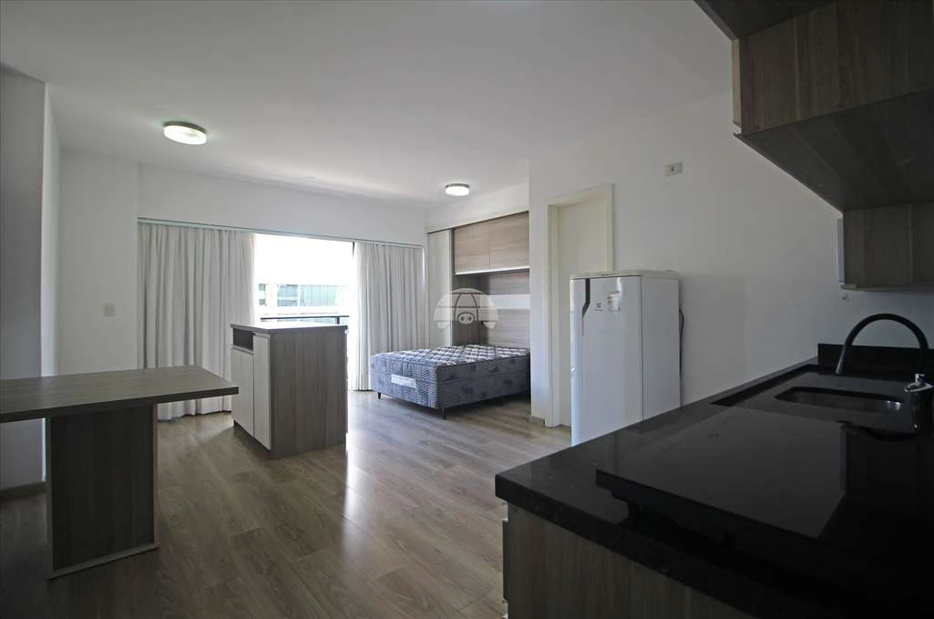 Furnished 48 m² studio on the 9th floor, no parking