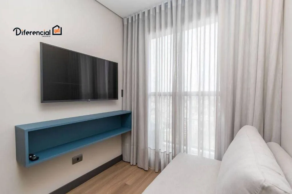 Furnished studio 35 m² with an open-plan kitchen — photo 14