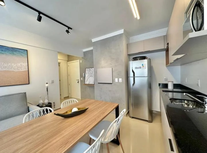 Apartamento mobiliado de 1 quarto com cozinha americana — photo 4