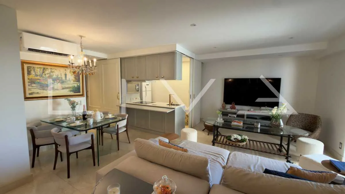 Furnished apartment, 80 m², with a washing machine — photo 18