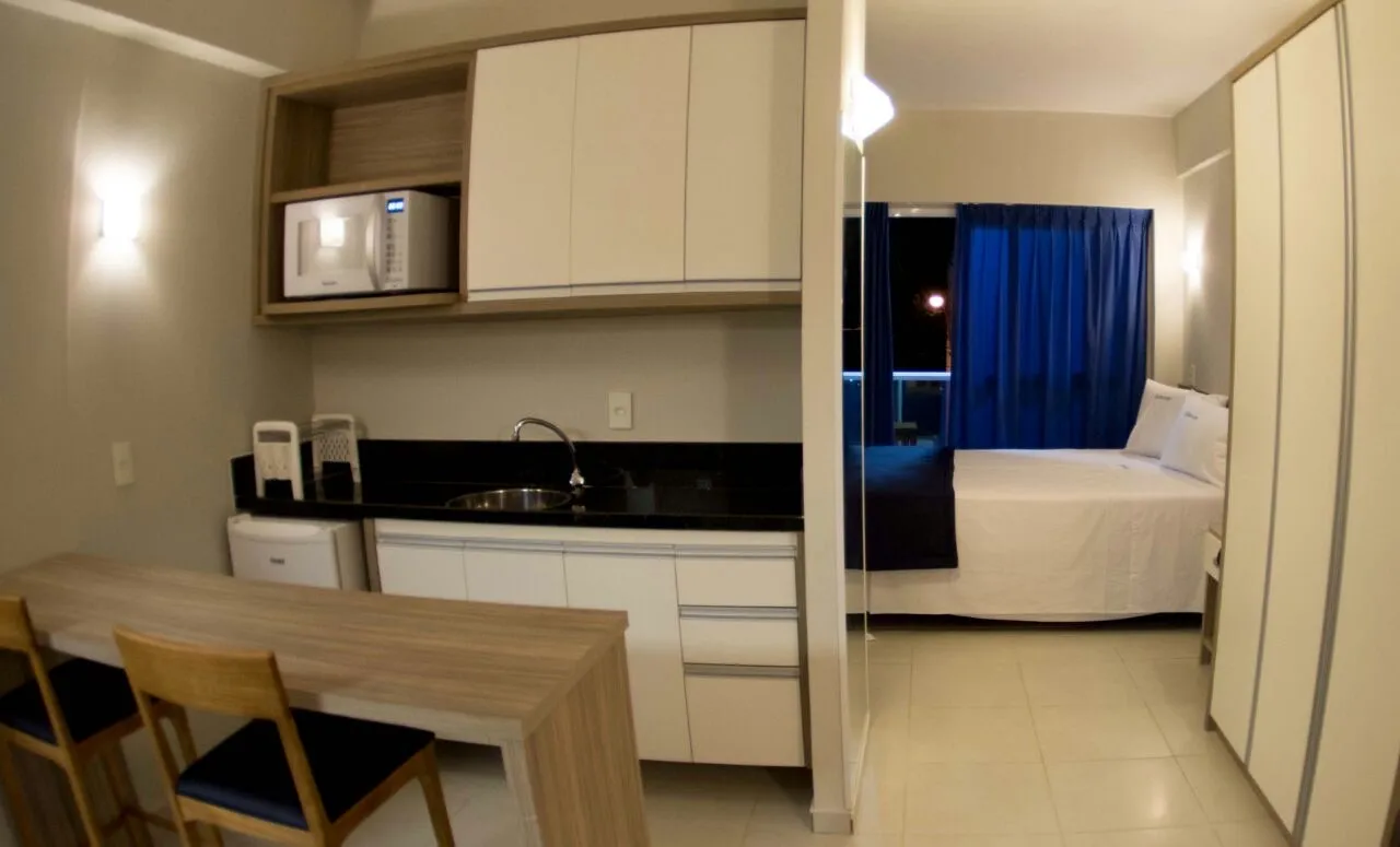 Furnished apartment, 20 m², with a washing machine — photo 2