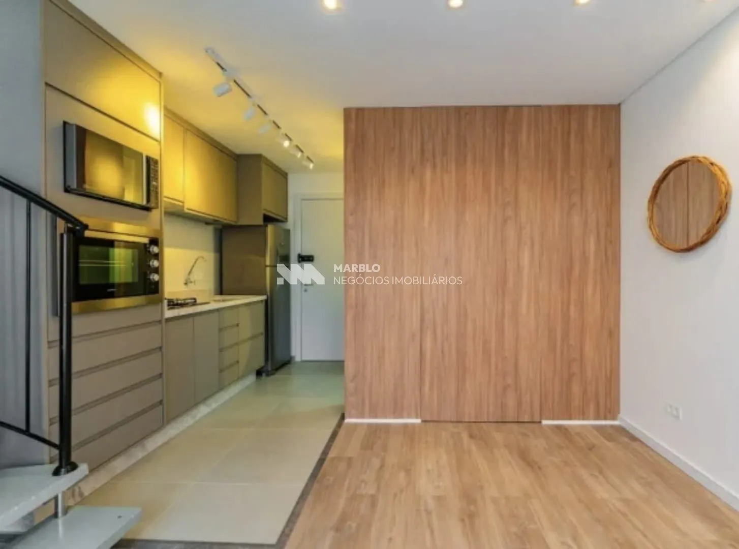 One-bedroom apartment with a washing machine in Curitiba — photo 5
