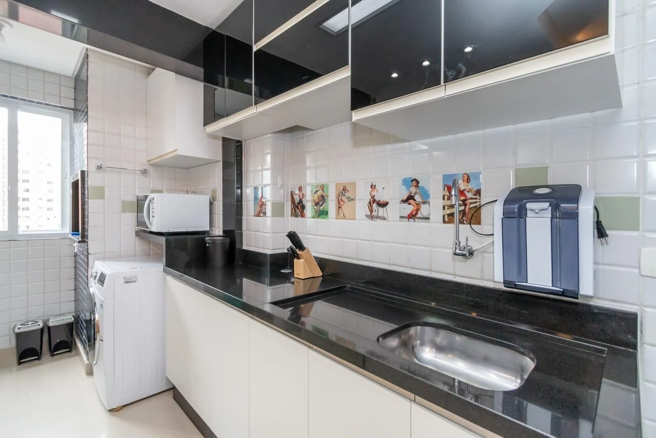Apartamento mobiliado de 1 quarto com máquina de lavar — photo 10