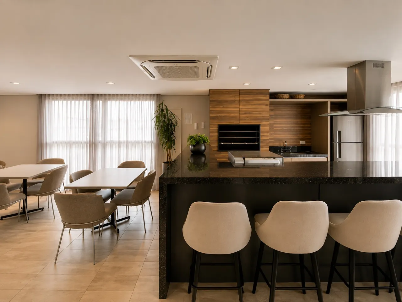 Studio mobiliado em condomínio com academia — photo 17