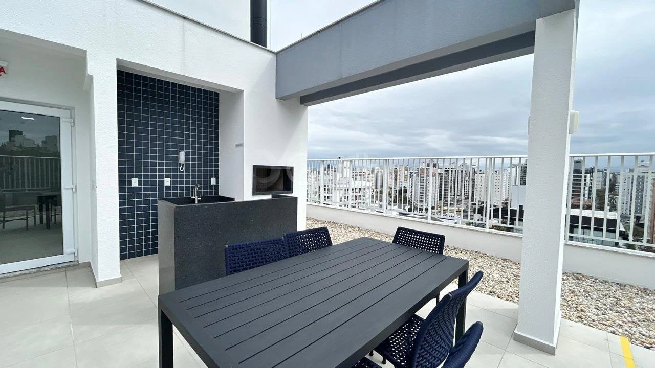 Apartamento de 1 quarto com varanda gourmet